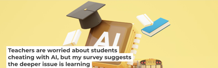 Students cheating while using AI is a common concern among educators, but not the only one. Phiwath Jittamas/iStock/Getty Images Plus